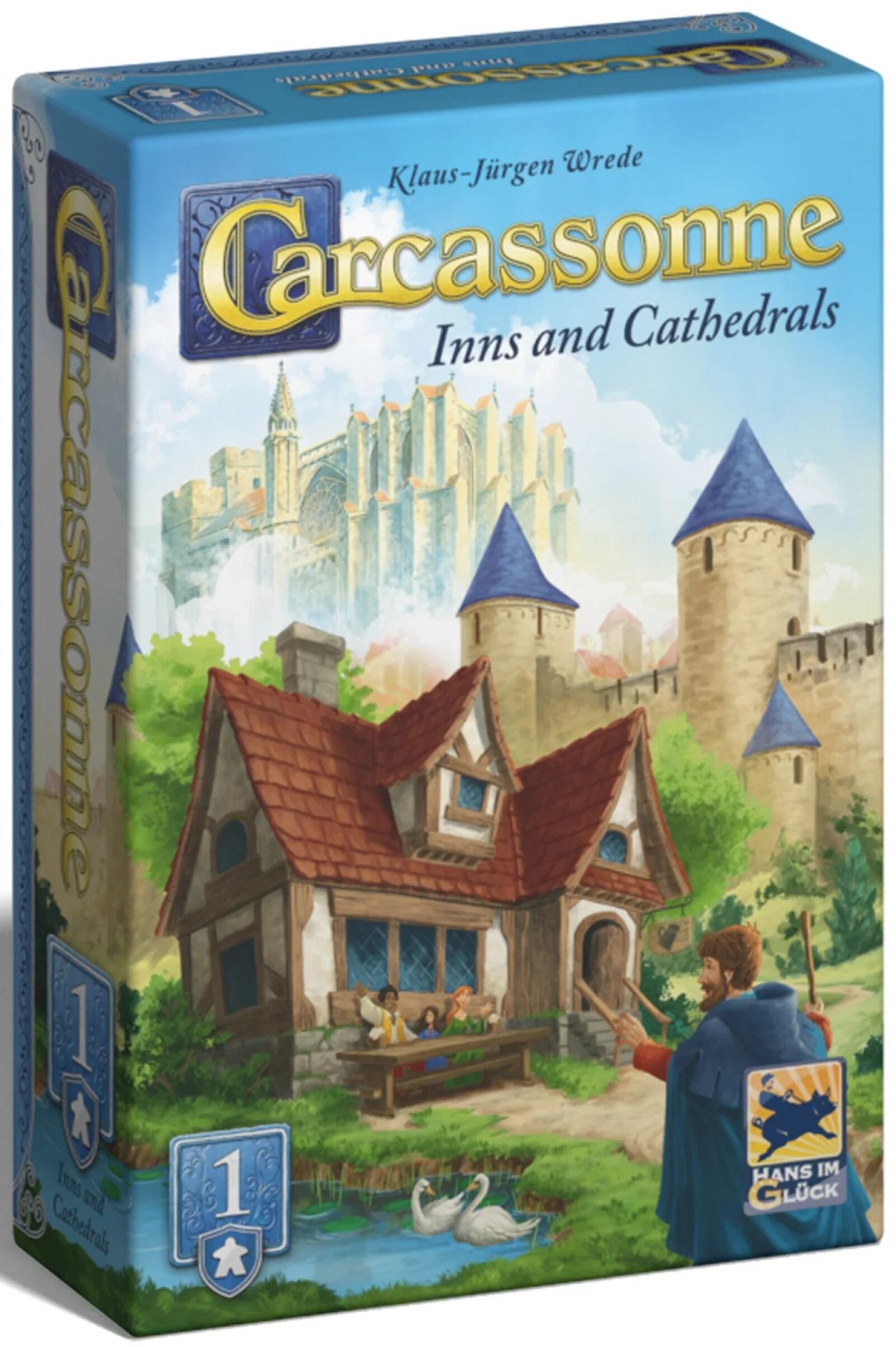 Carcassonne : Expansion 1 - Inns and Cathedrals (2025 Redesign)